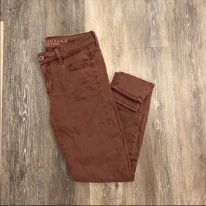 American Eagle mauve jegging